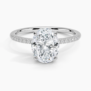 PAVÉ OVAL DIAMOND RING